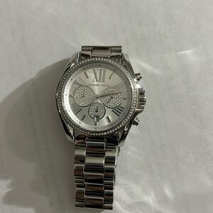 Michael Kors stainless steel diamond watch
